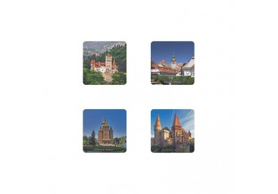 Suporturi pahare România set 4 bucăţi Suporturi pahare România set 4 bucăţi